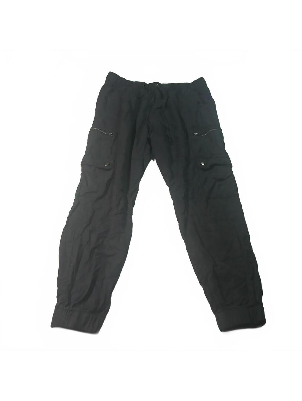 Banana Republic Black Cargo Jogger Pants Size M Streetwear Gorpcore Retro